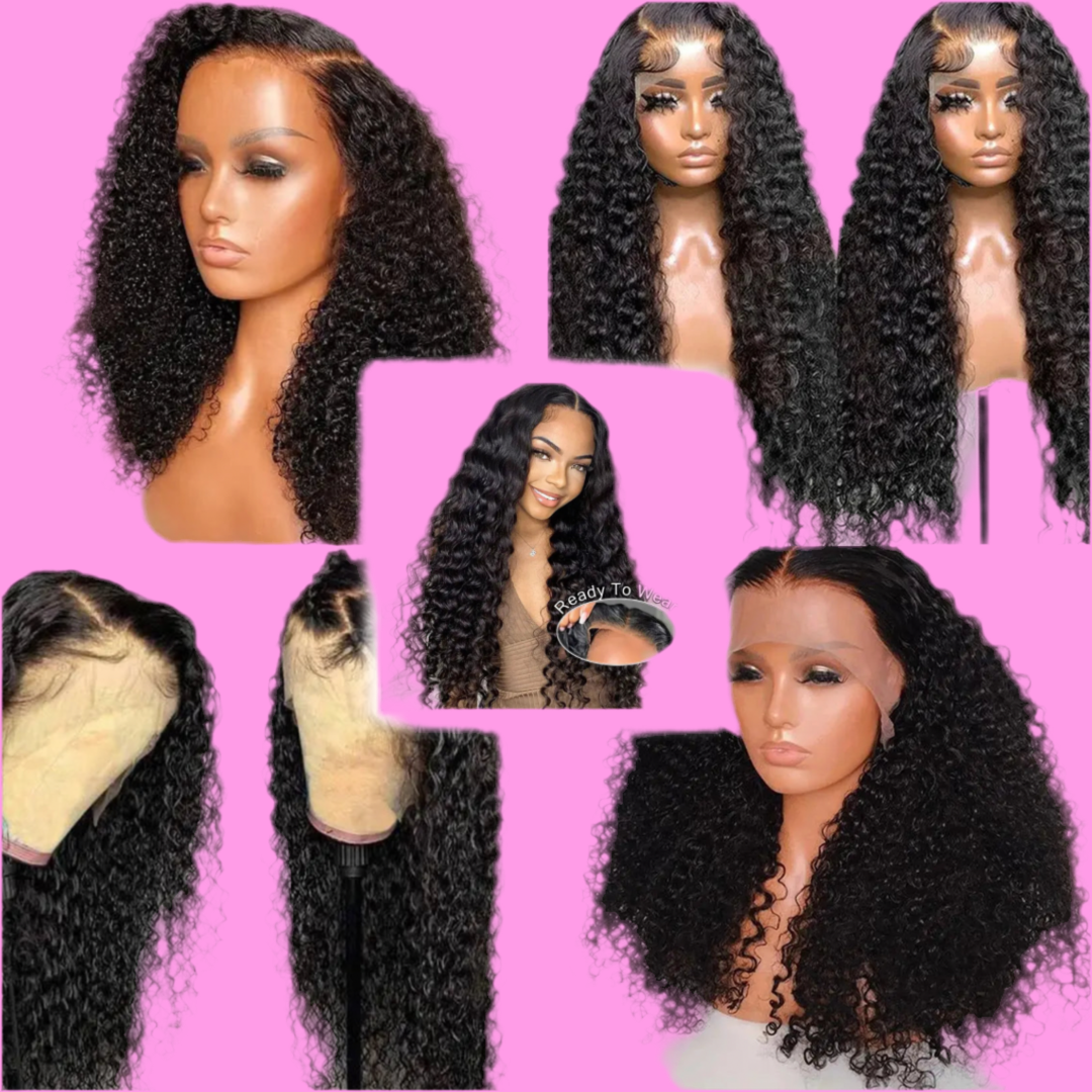 GLUELESS, FULL HD LACE WIGS, HUMAN HAIR, INDIA RAW CUTICLE ALIGNED